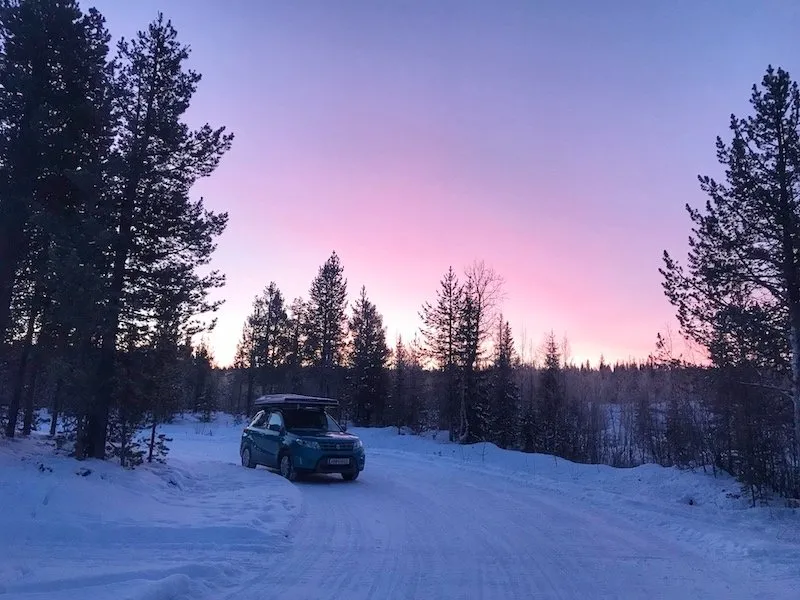 reise-ans-nordkapp-und-zurück-rebeccaontheroof-Nordlichter-Kiruna-der-Tag-danach