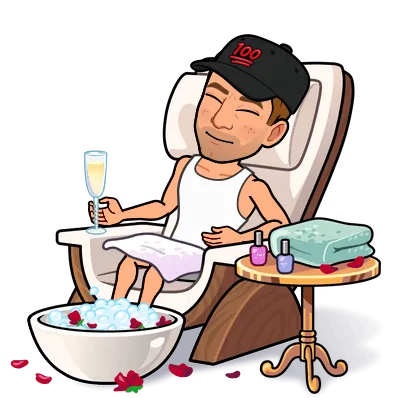 bitmoji spa day