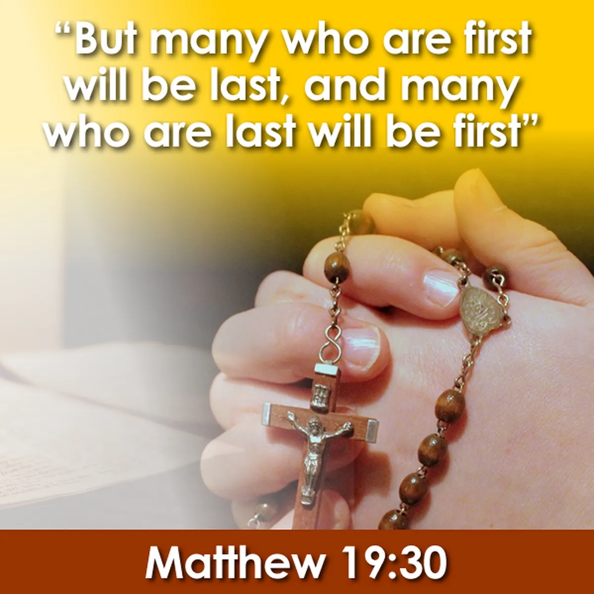 Jesus said, but many who are first will be last, and many who are last will be first, Matthew 19, 30. Exegesis.jpg