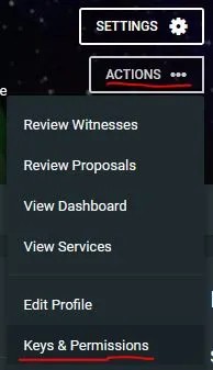 Steempeak keys and permissions.JPG