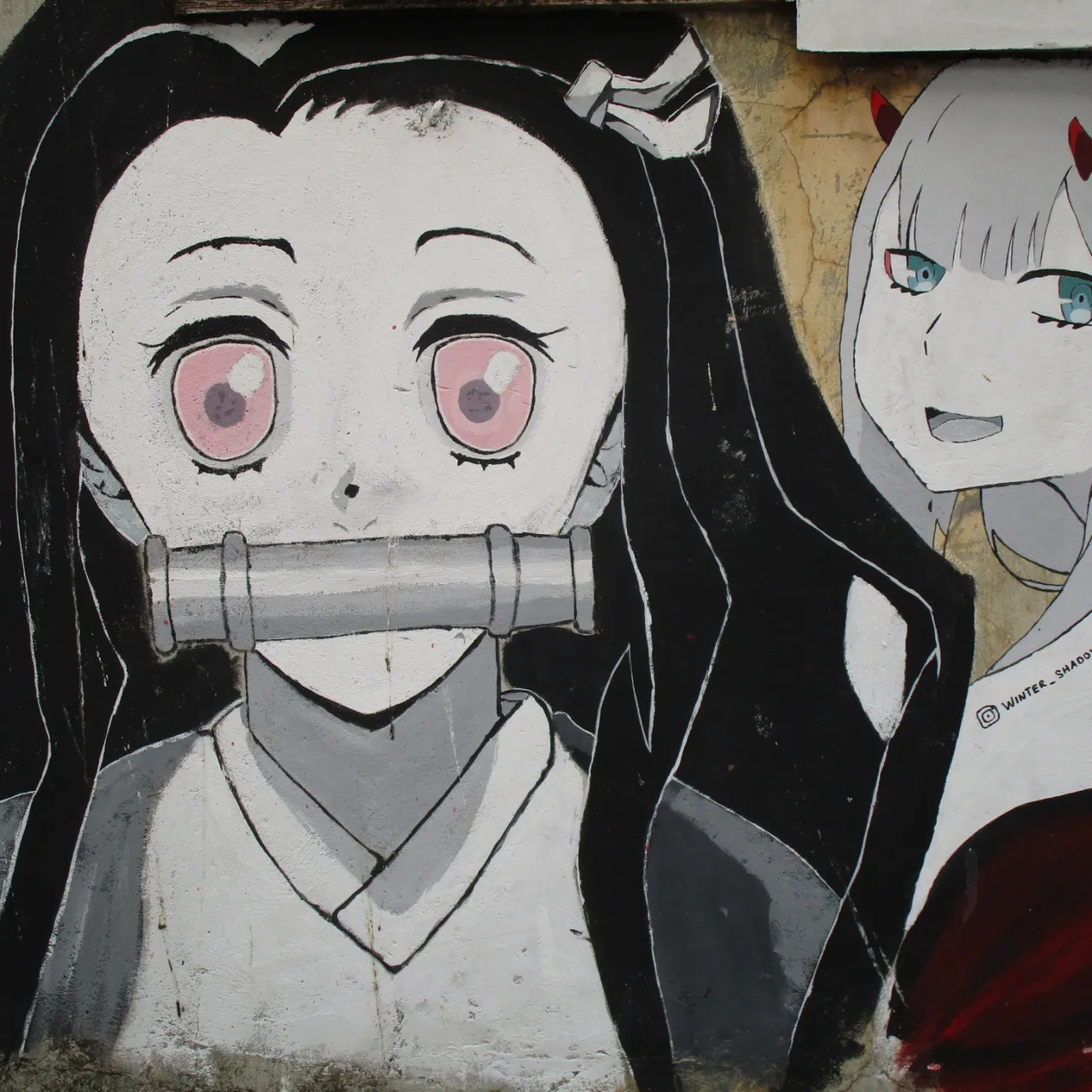 Anime Graffiti in China Town, Port Louis