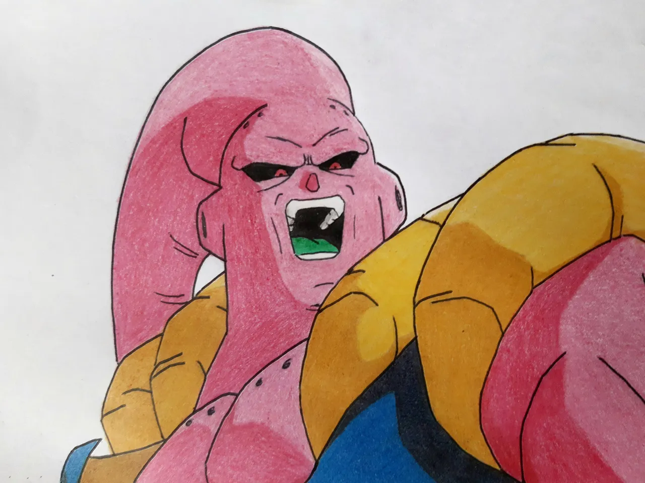 dbz super buu gotenks absorbido