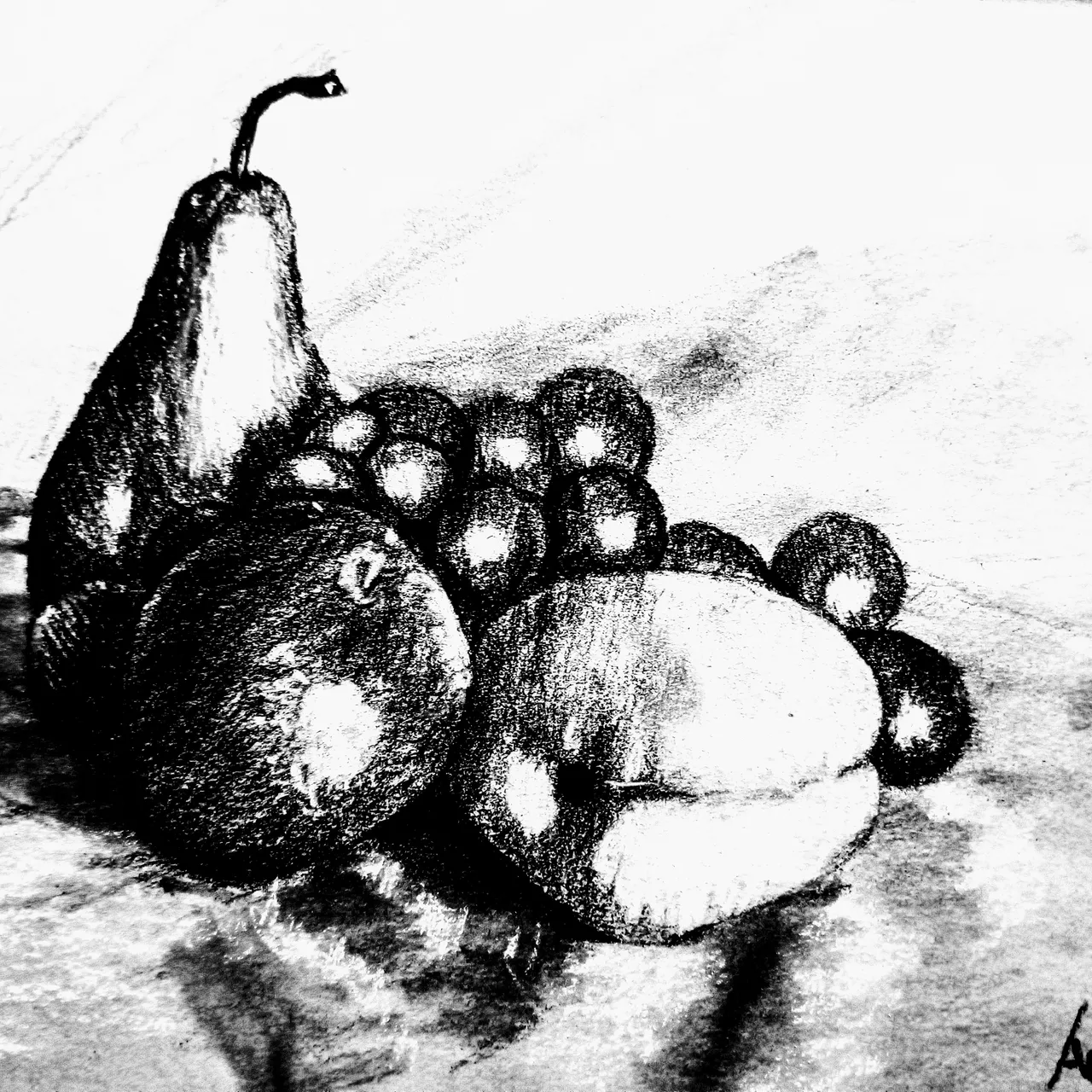 Fruit and vegetable cut illustration line drawing - Stock Illustration  [76832661] - PIXTA