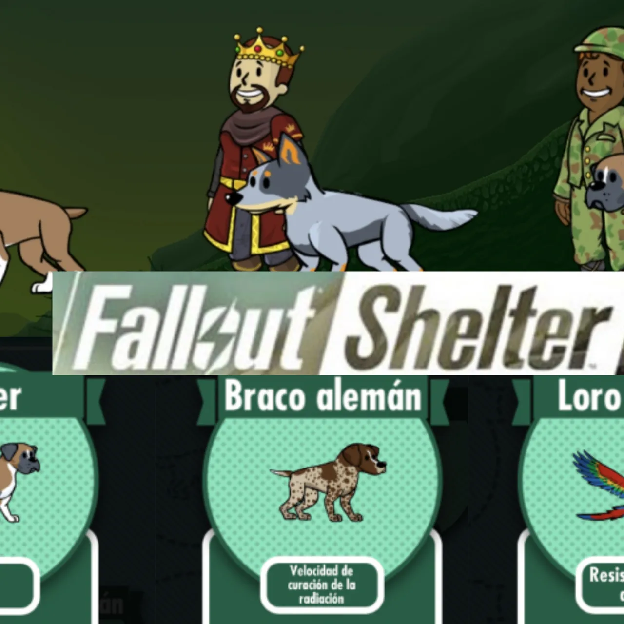 best fallout shelter pets