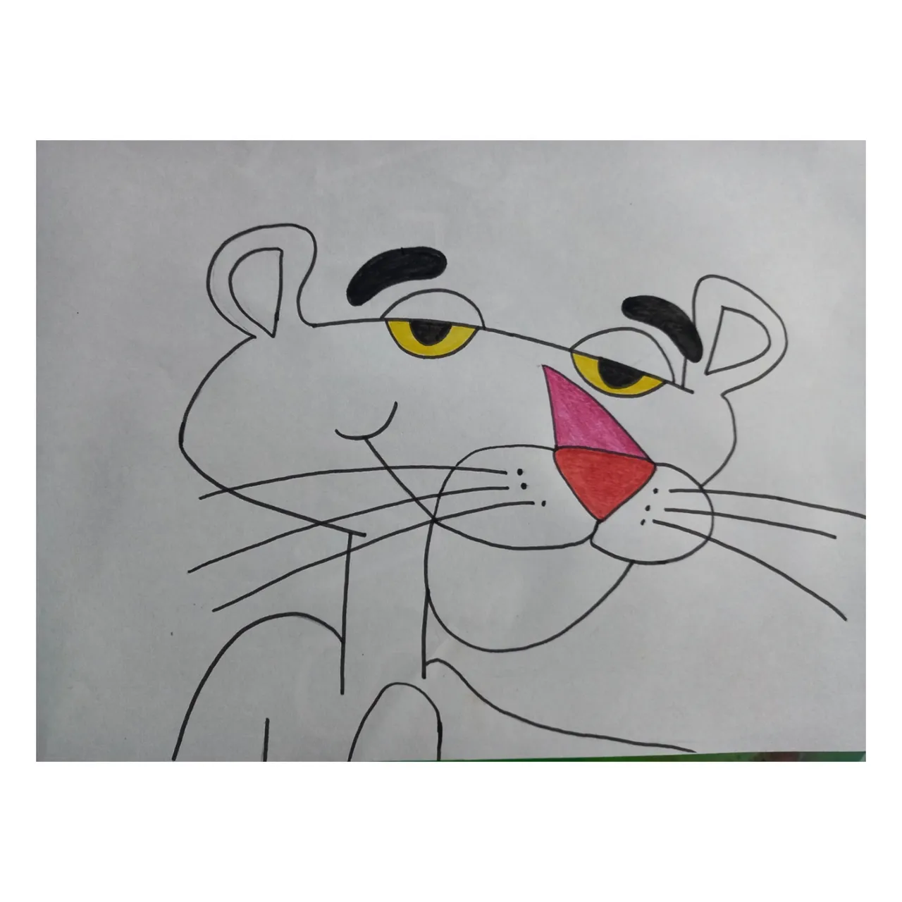Pink Panther original animation cel and drawing, playing basket – Gallery  Animation