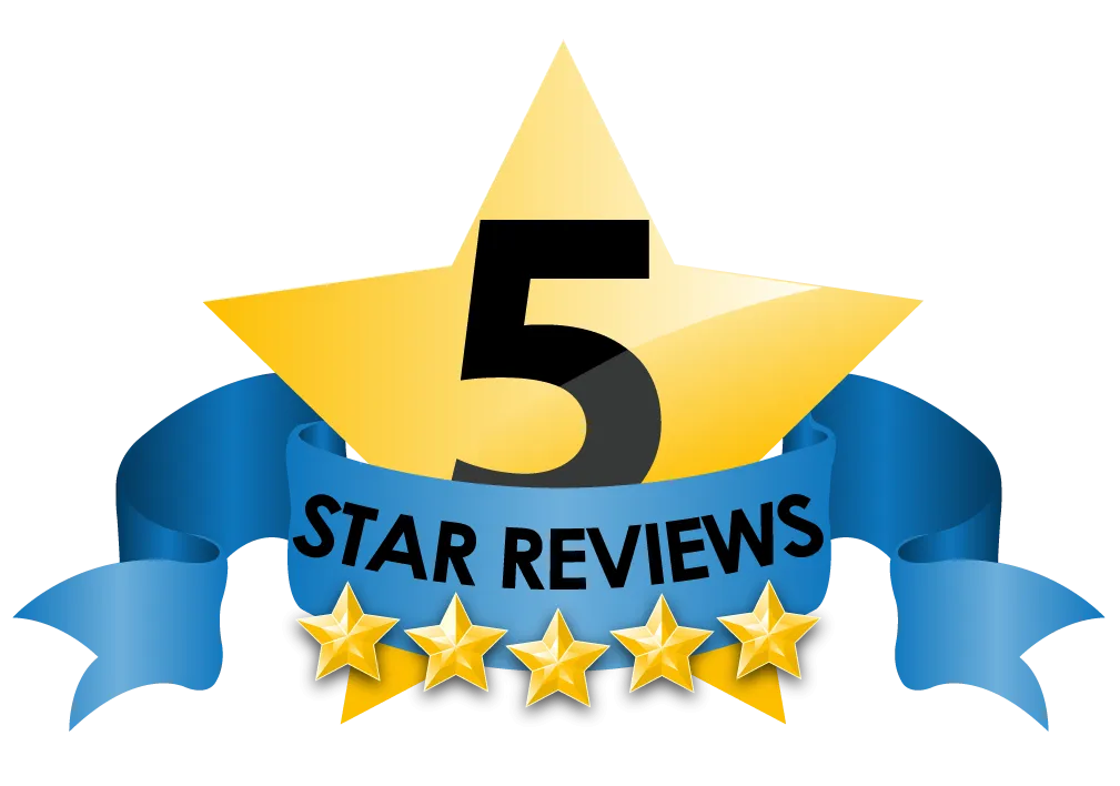 5 Star review rating