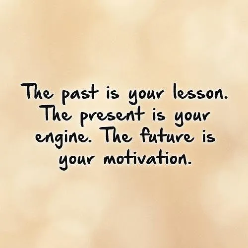 The past is your lesson