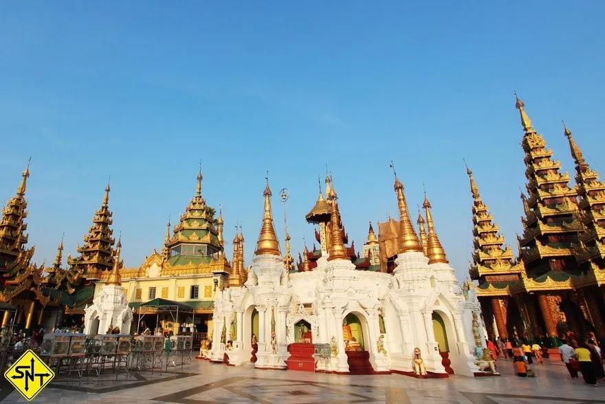 Siga Nossa Trilha - Myanmar - Pagode de Shwedagon