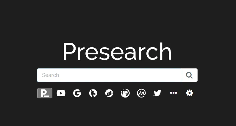 "presearch"