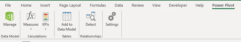 Power Pivot Orientation