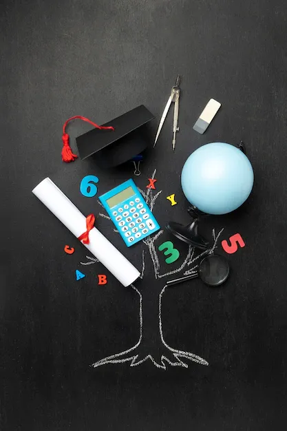 top-view-school-supplies-tree-drawn-blackboard-education-day_23-2149241049.webp