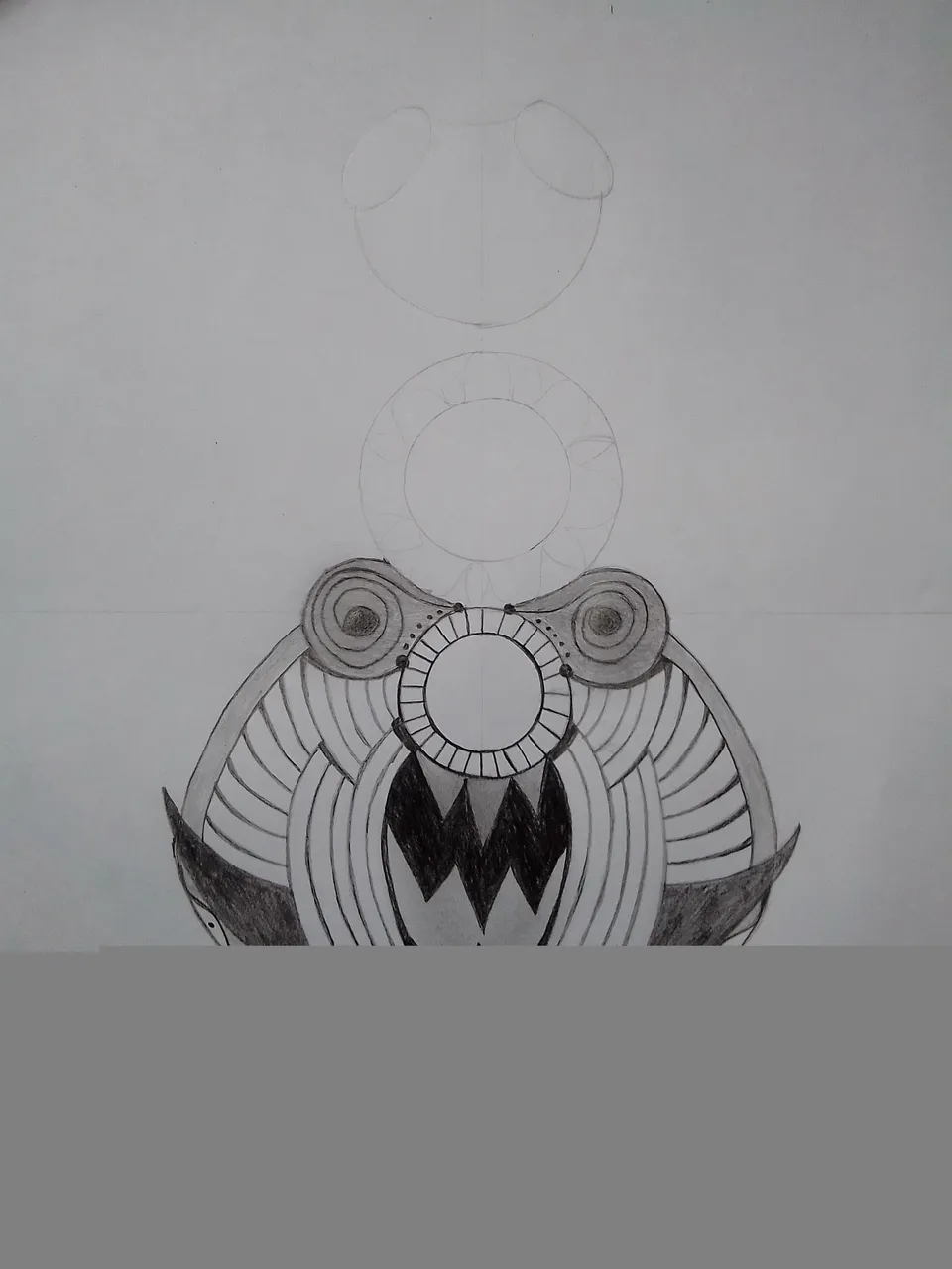 Yasmynlp-Pencil drawing. Animaltopia Series # 1 Bee- Step 4.jpg