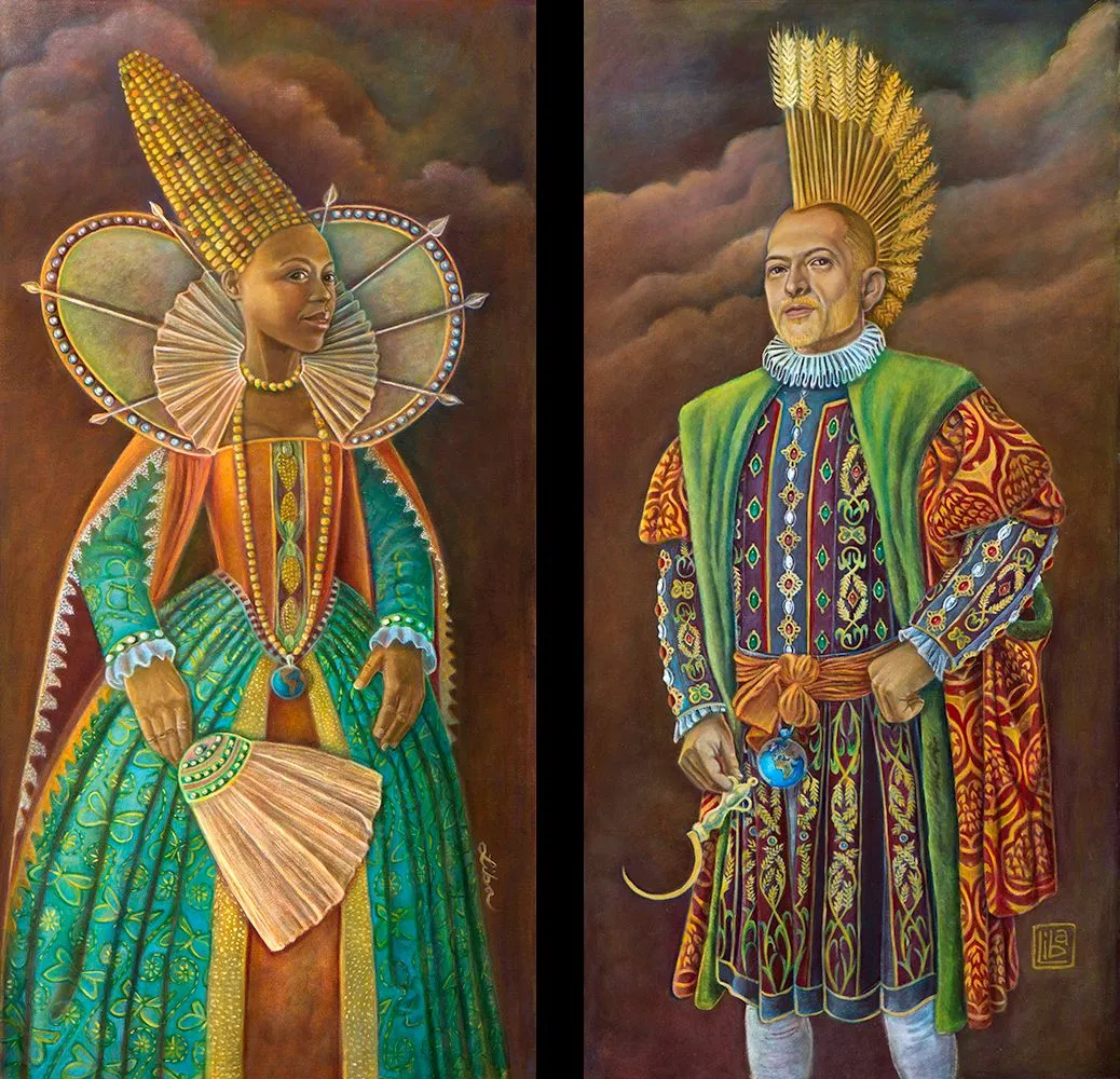 Liba WS Queen of Corn_King of Grain 2016 Oil on canvas.jpg