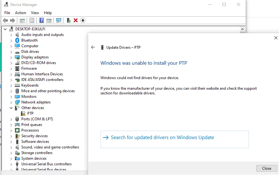 PTP Driver cant install.png