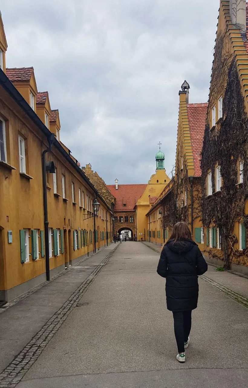 bertille walking fuggerei.jpg