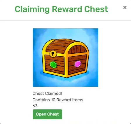 Claiming the Reward Chest - Fall