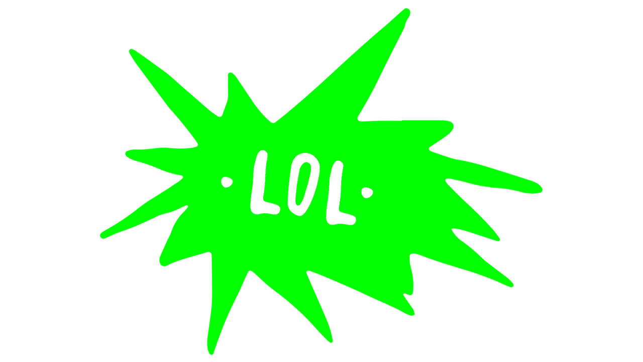 Transparent LOL splash green.png