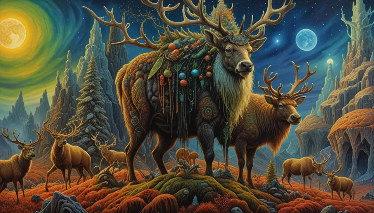 THE RENDEER ARE STONED TOO - BECAUSE SANTA WAS SHARING