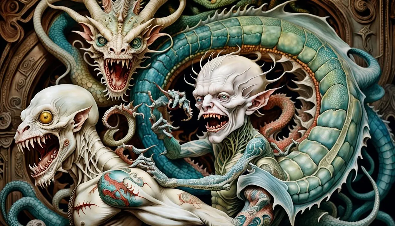 TATTOED ALBINO CONTORTIONIST FREAK