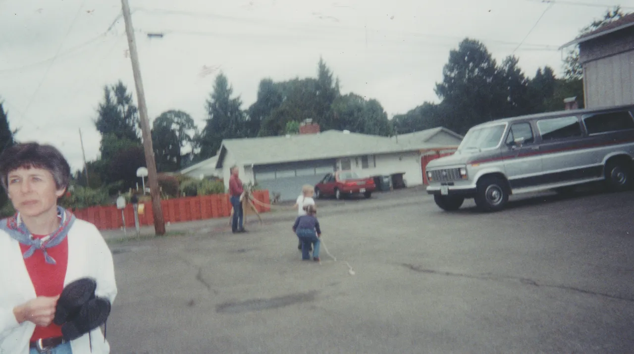 1999 apx - HCBC - Bernie Koelbl - an event in the fall on a Sunday, parking lot at church.jpg
