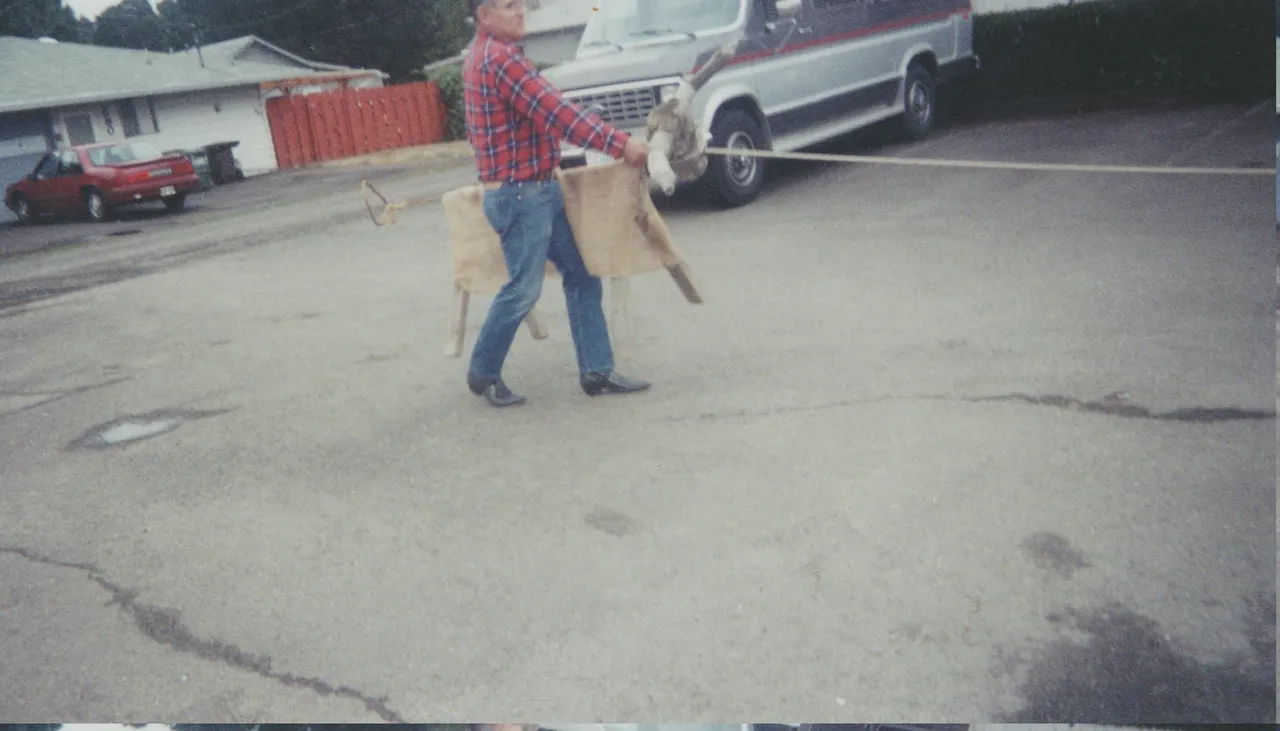 1999 apx - HCBC - Jim Rainwater - an event in the fall on a Sunday, parking lot at church.jpg