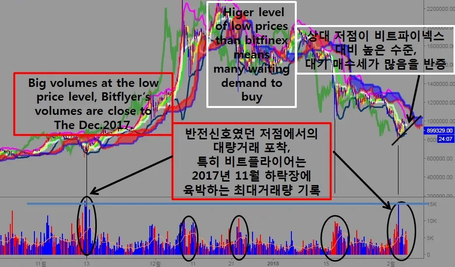 비트플라이어 영어 거래량 특징.jpg