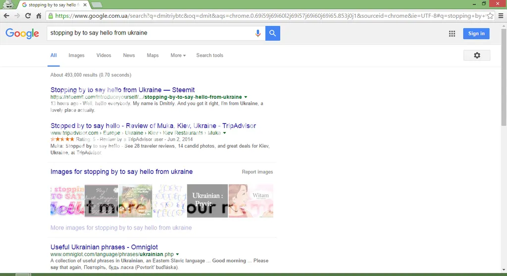 Google search