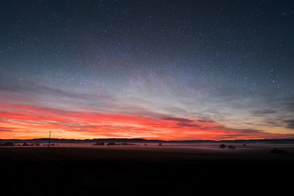 Cielo, Estrella, Niebla, Vapor, Cielo Estrellado