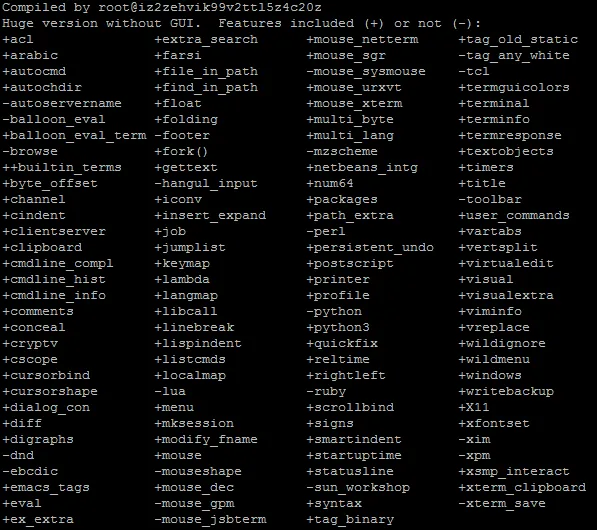 vim_version