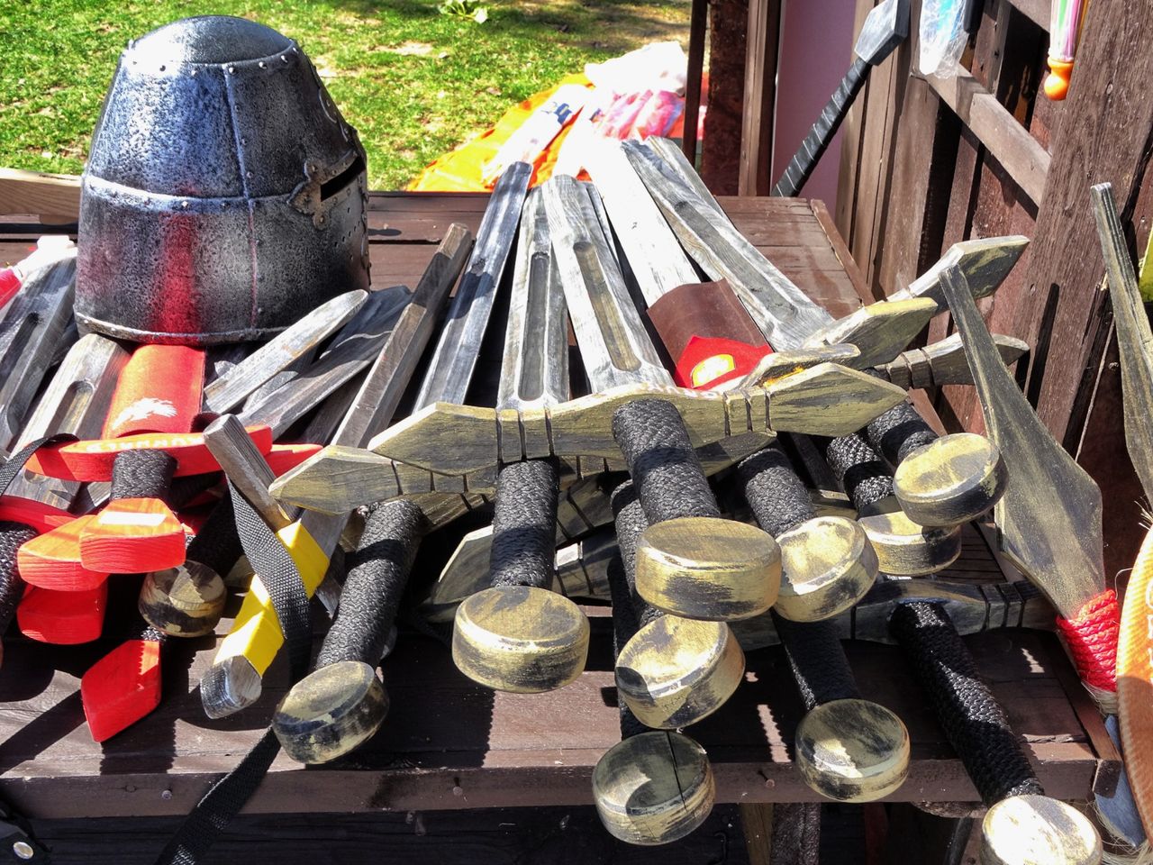 Swords, not made of steel