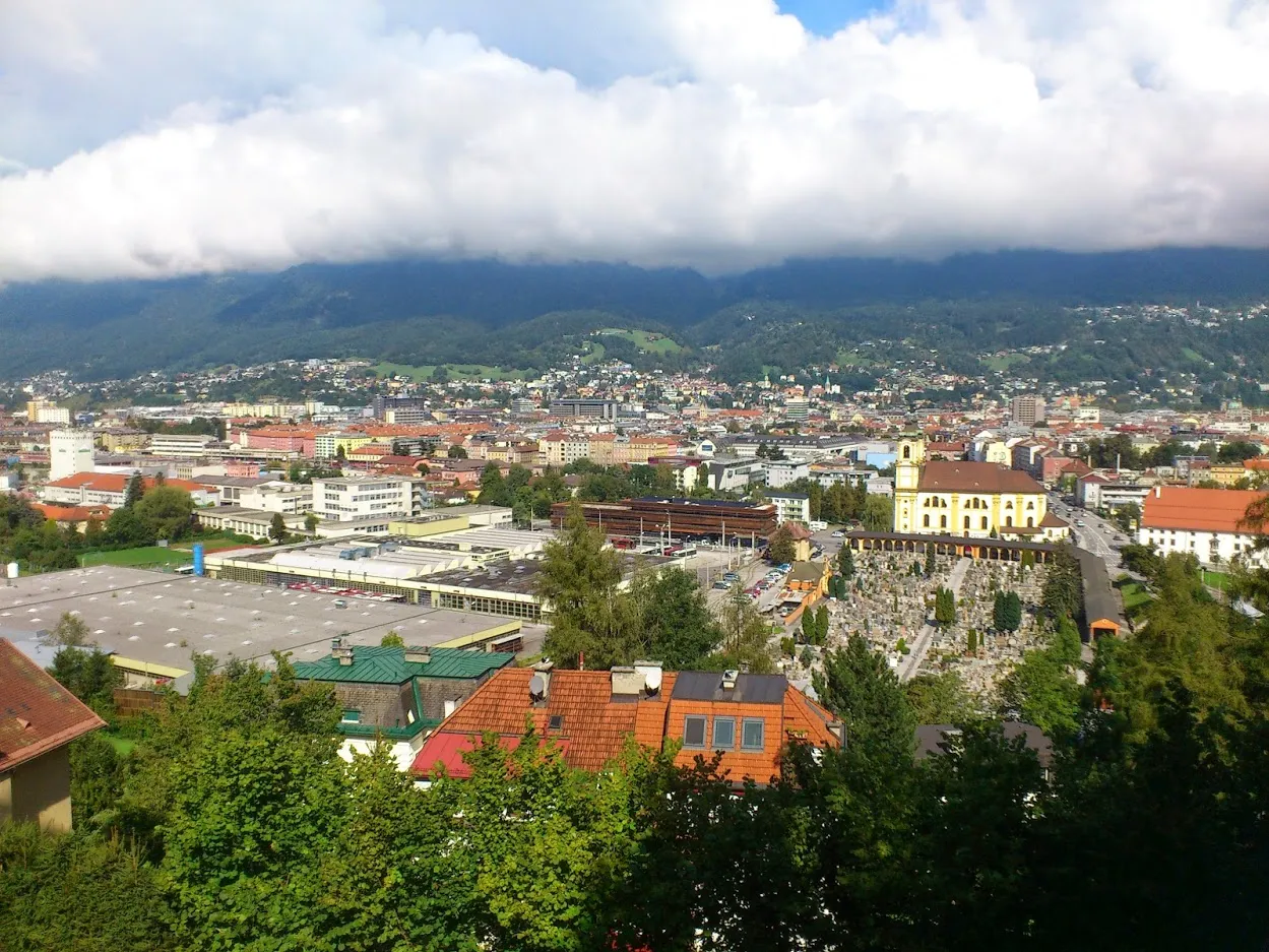 Innsbruck’s overview halfway...