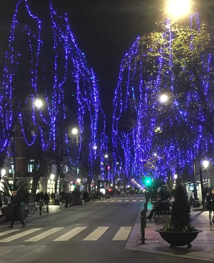 La Gran Vía antes Navidad