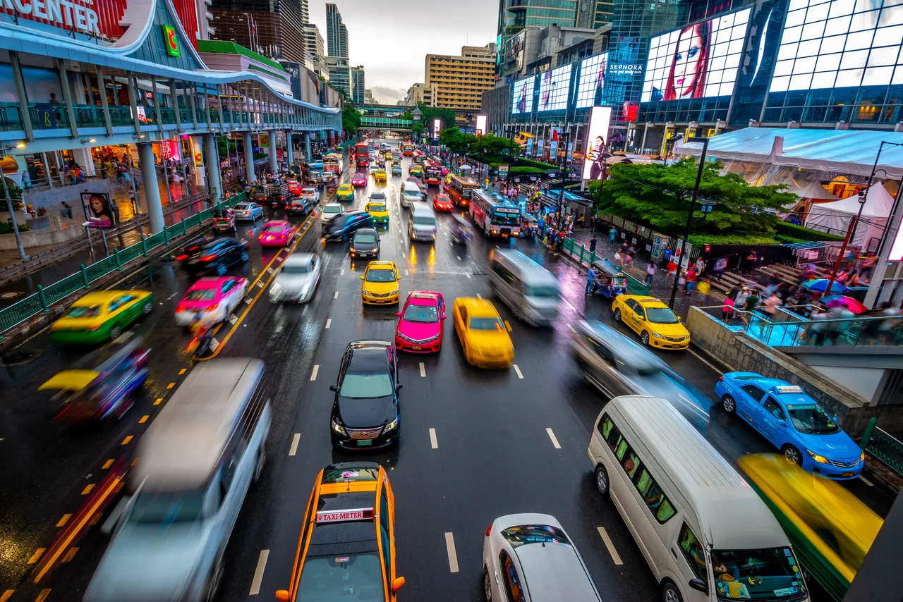 Traffic in Bangkok