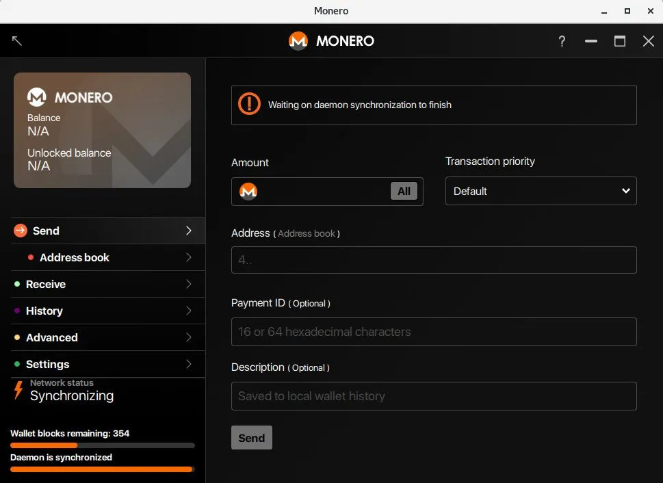 Incomplete remote sync Screenshot