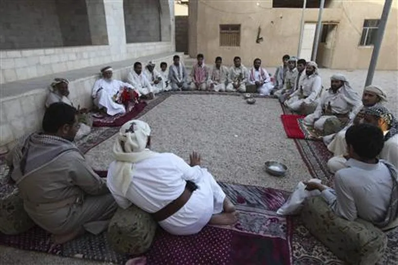 Yemeni tribal meeting