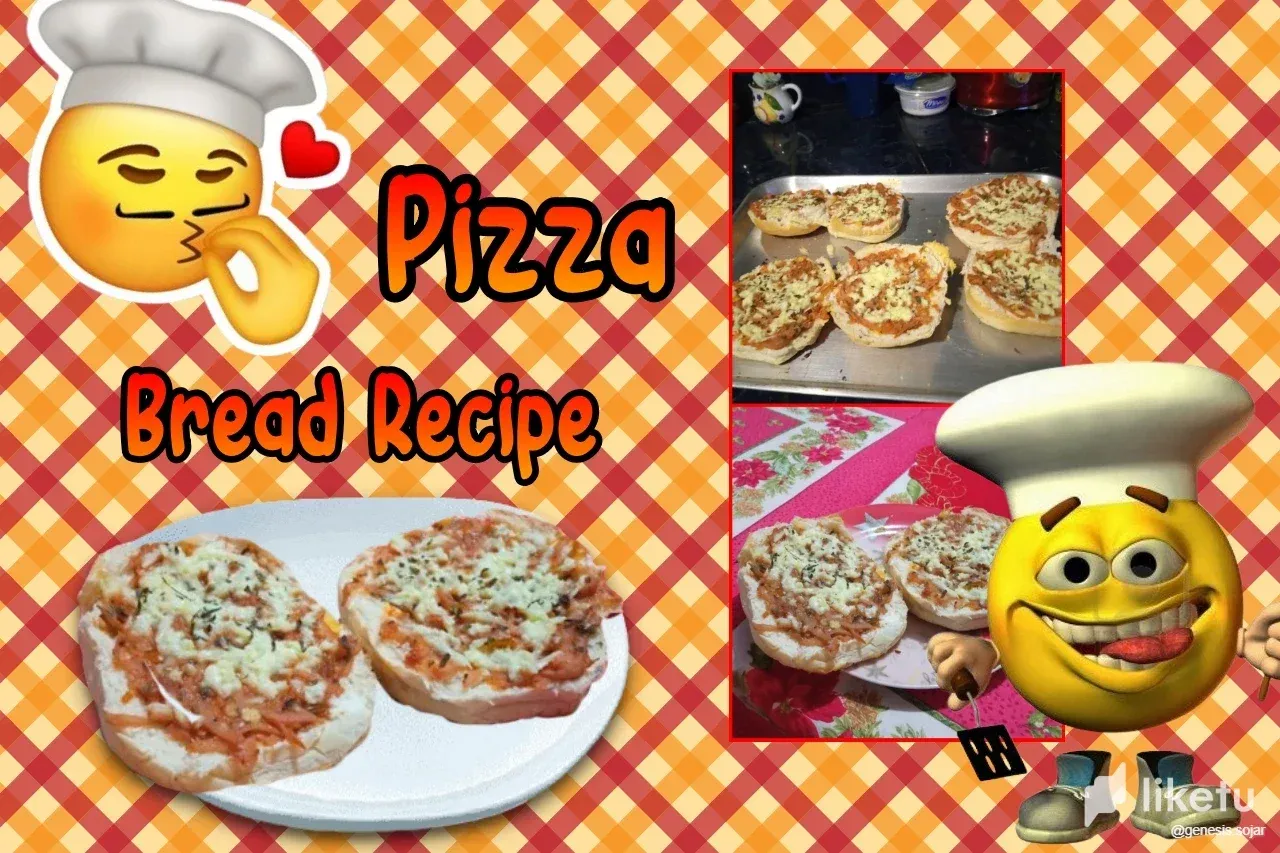 [ENG - SPA] 🍽🍕🥖Receta de Pan Pizza🥖🍕🍽