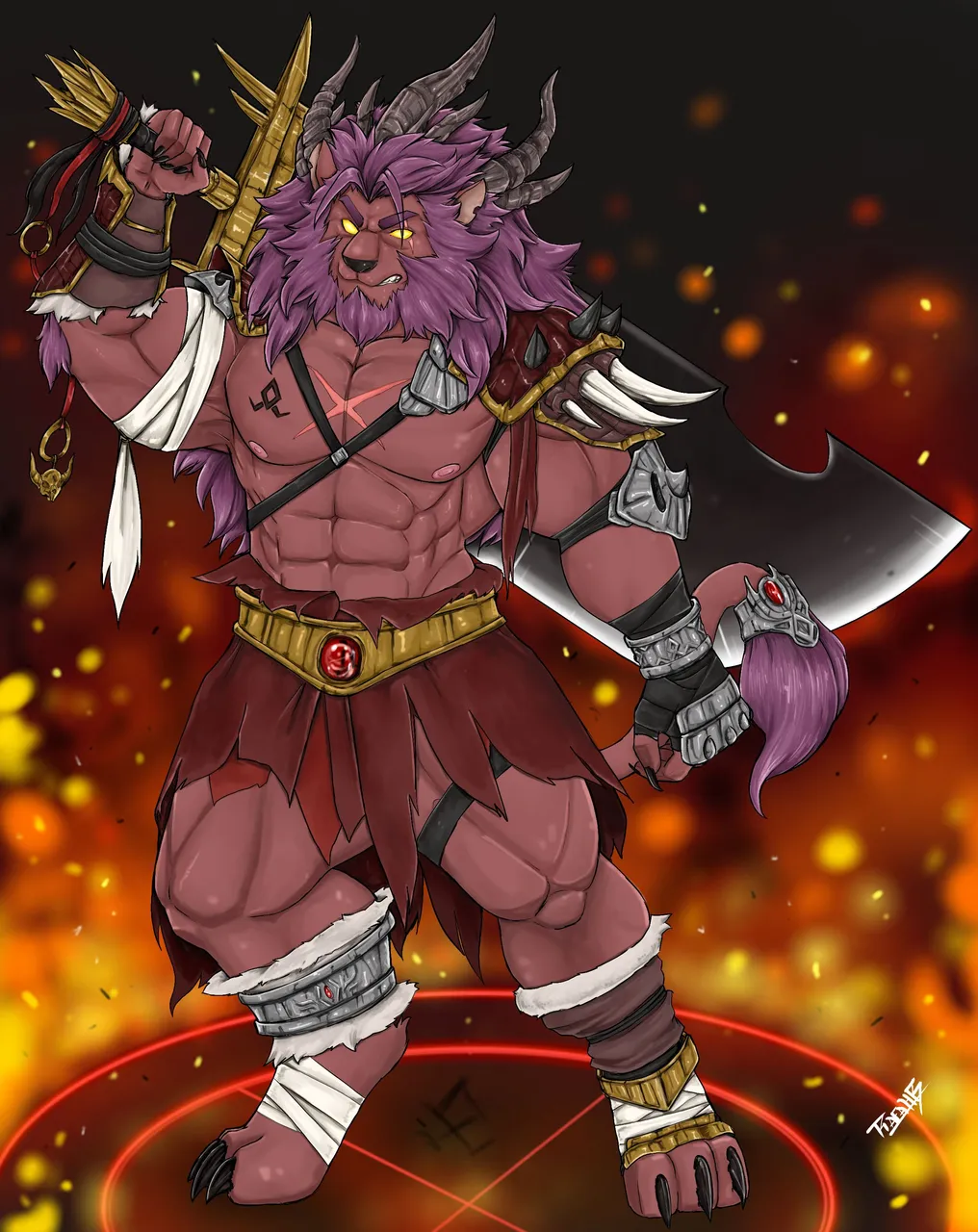 Klaus demon lion splinterlands.png