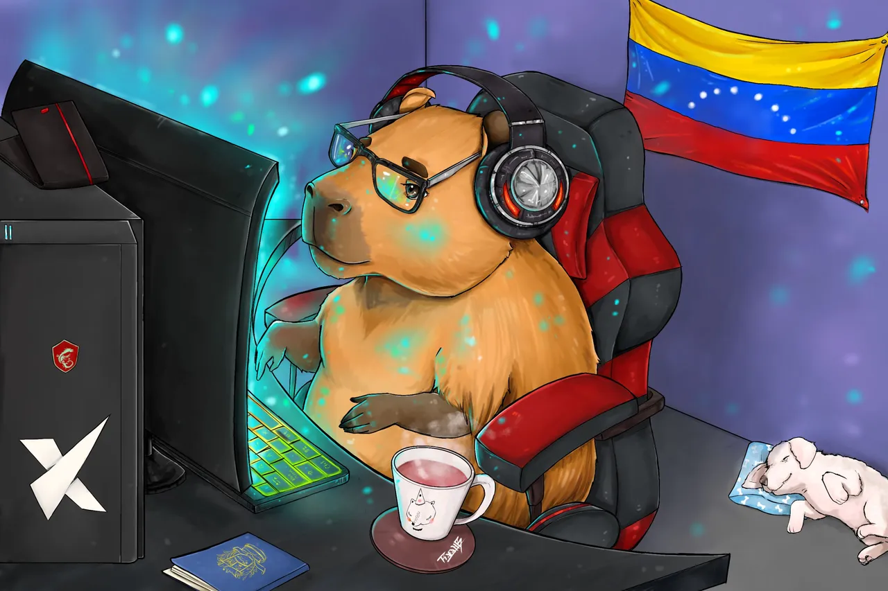 Caphybara comission.png