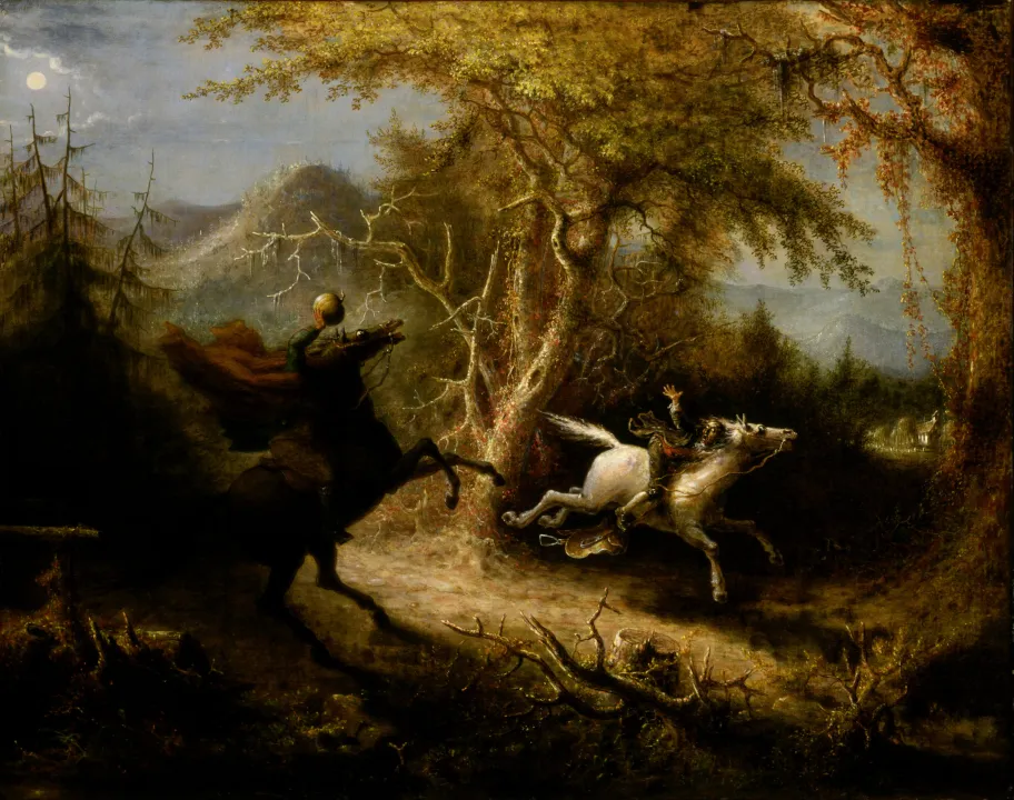 Headless Horseman Ichabod_Crane john quidor 1858 public.jpg