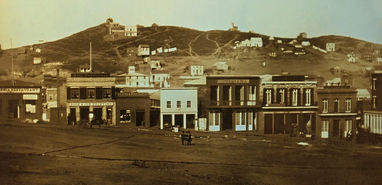 SanFrancisco1851 portsmouth square public unknown author.jpg