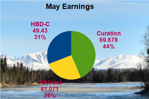 May Earnings Pie Chart