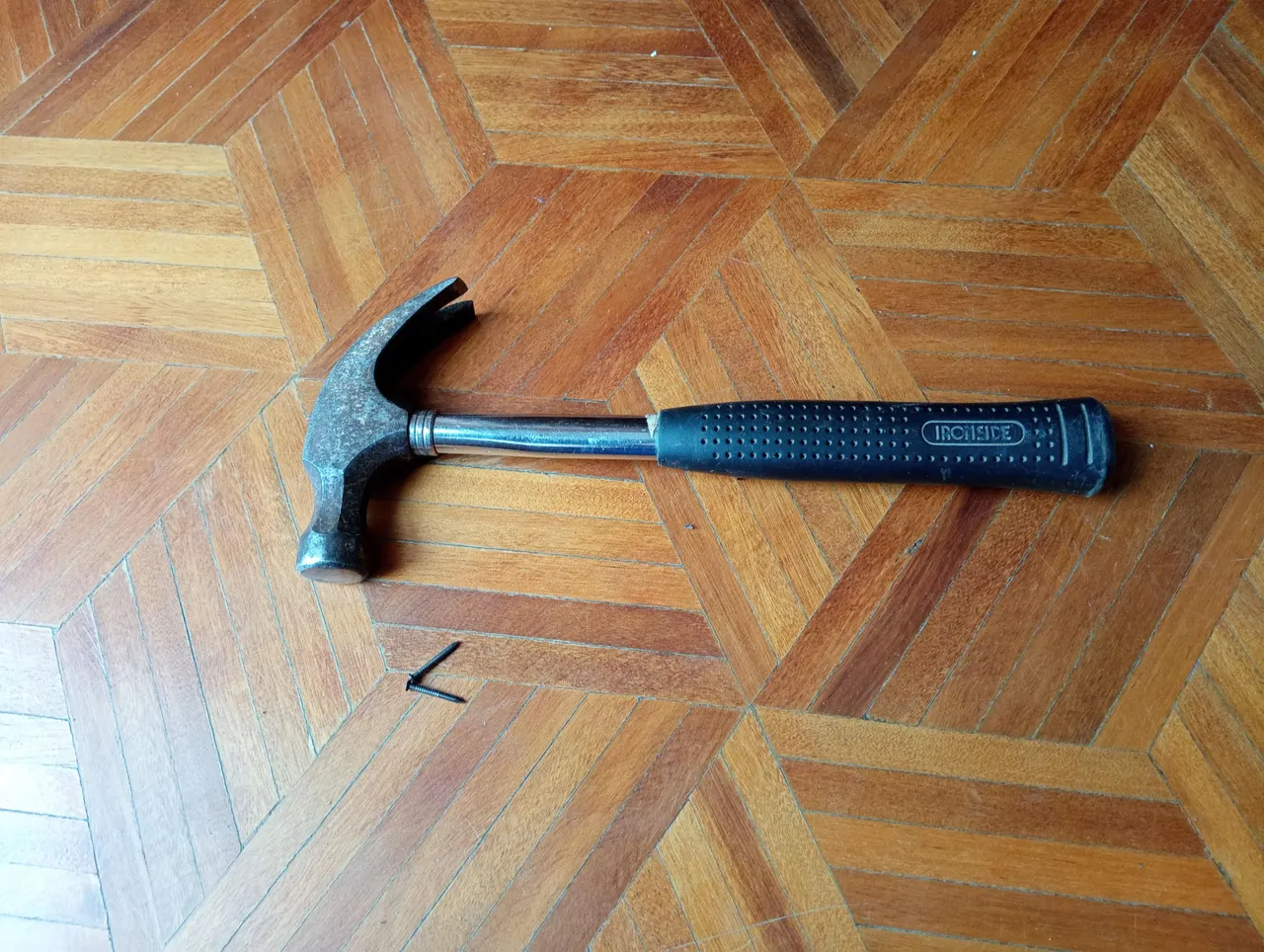 Third time I'm using that picture now. Very efficient. The hammer is just a pretty good metaphor for many things.