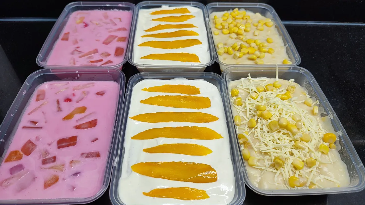 Trio Tub. Fruit Cocktail Jelly, Mango Float, Maja Blanca