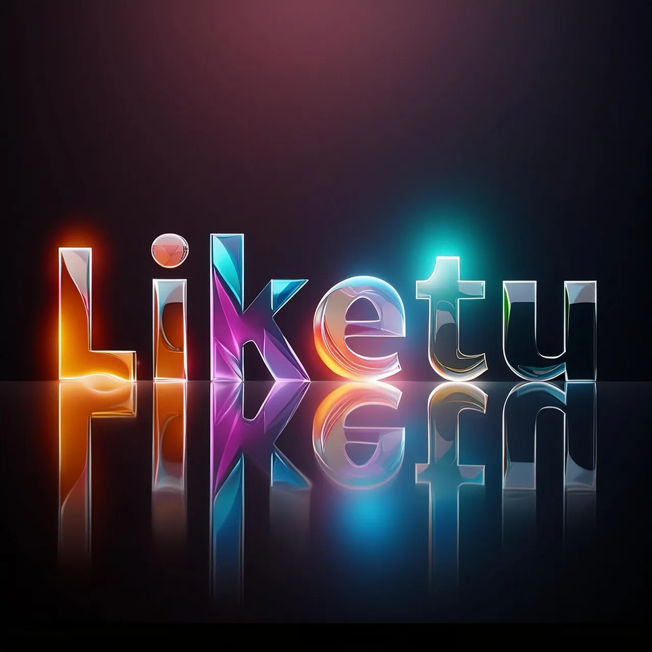 Firefly 3d crystal text with chromaticism on a black background 40954.jpg