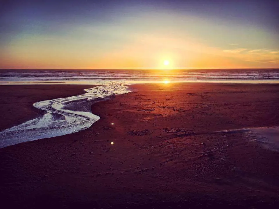 Oregon Coast sunset, taken on my honeymoon.