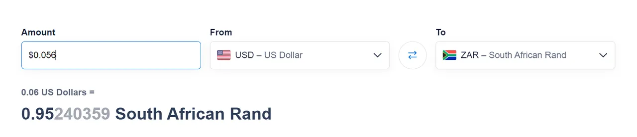 0.06 USD to ZAR - US Dollars to South African Rand Exchange Rate - Brave 6_24_2022 3_28_57 PM.png