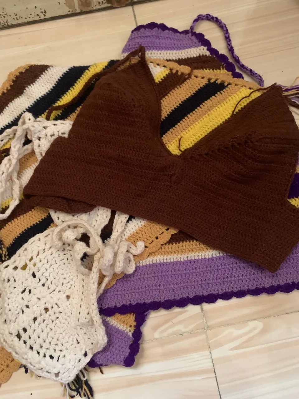 some of my crotchet tops