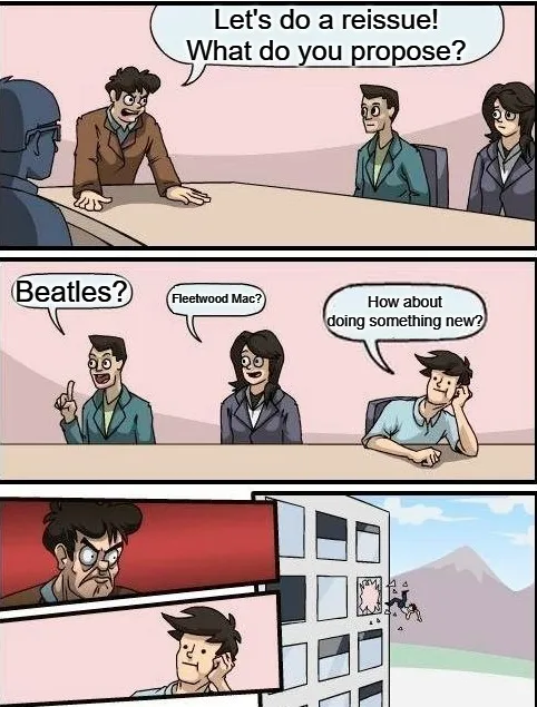 Regardless of whether it's on CD or vinyl – we expect re-releases of albums that are hard to find today!
