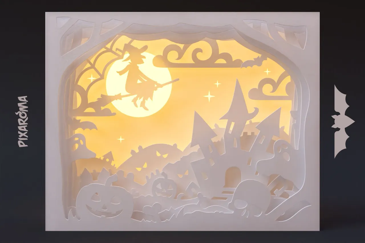 8 Halloween Shadowbox 3D Layered SVG Cut File Preview.jpg