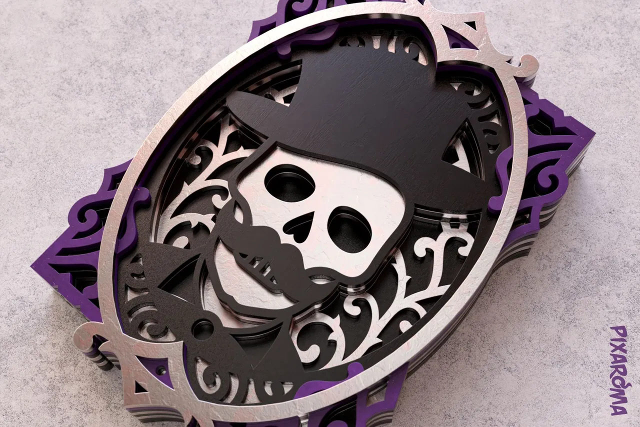 9 Skull Portrait 3D Layered SVG Cut File Preview.jpg